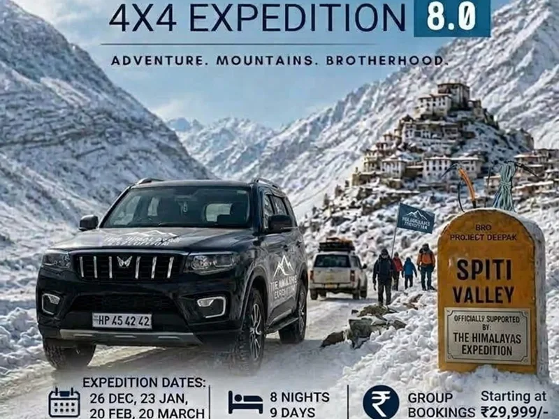 Spiti Winter Expedition Tour Package 4x4