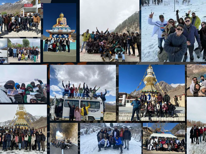 Spiti Winter Tour Package group